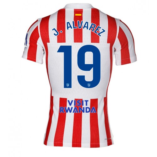 Maglia Calcio Atletico Madrid Julian Alvarez #19 Prima Divisa 2025-26 Manica Corta